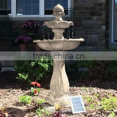 2-tier Arcade Outdoor Water Fountain with LED Light