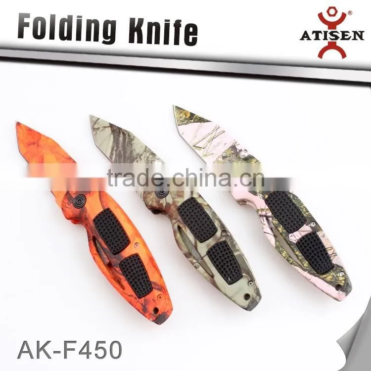 Colorful Camping Folding Knife 3Cr13 Blade Aluminum Handle Outdoor Survival EDC Knives Best Gift