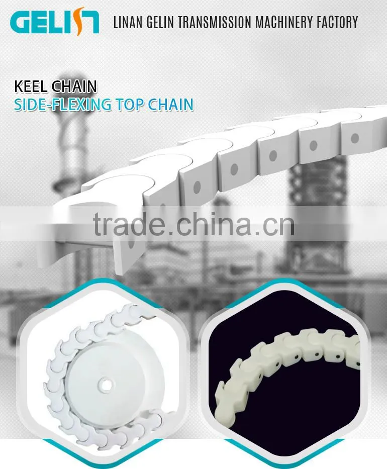 H1700 Series made in china side flexing Keel Chain for conveyor
