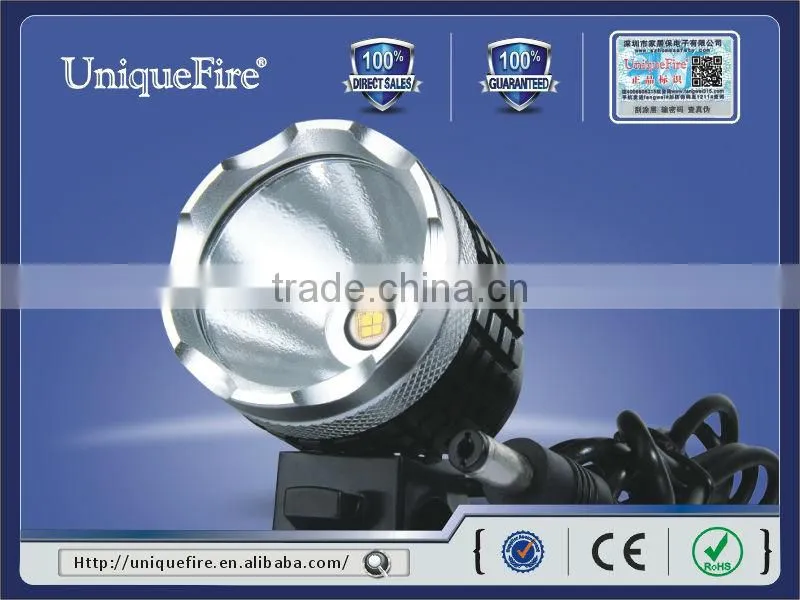 Uniquefire miner led cordless headlamp manufacturer or wearing on animal