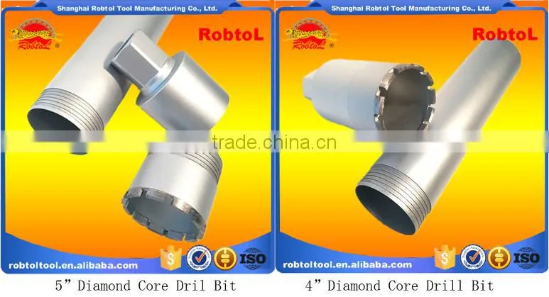 3" Three Section Concrete Diamond Core Drill Bits Hole Saw Masonry Asphalt Cement Brick Block