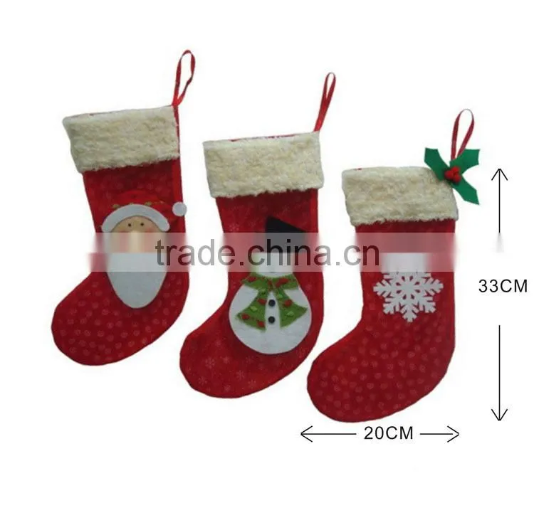 Wholesale Christmas Decoration Christmas Stocking Cheap Christmas Cozy Sock