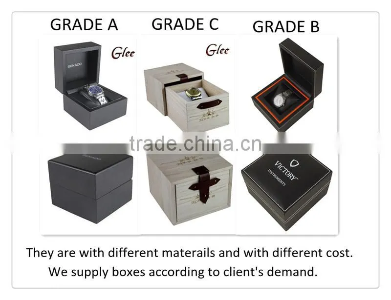 Different color Mini Leather watch display box