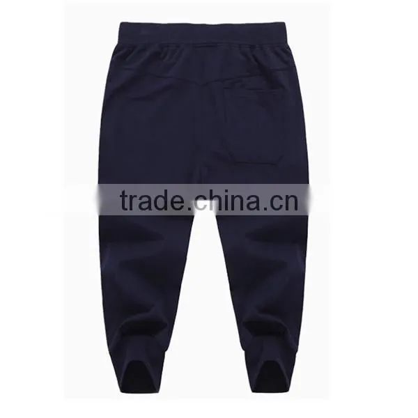 OEM high quality mens fashion jogger capri pants stylish track pants