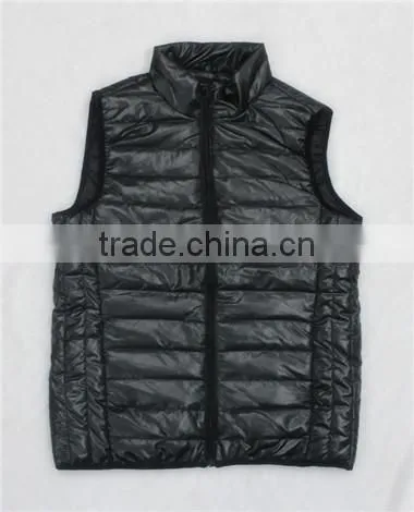 Winter outer wear breathable men vest jacket without hood(MV130056)