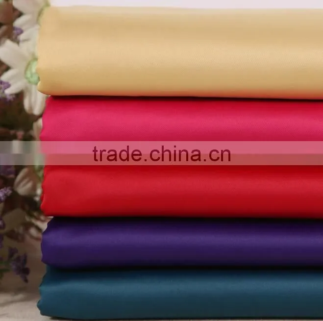 Factory Custom100*200D fancy cheap polyester matte western satin fabric