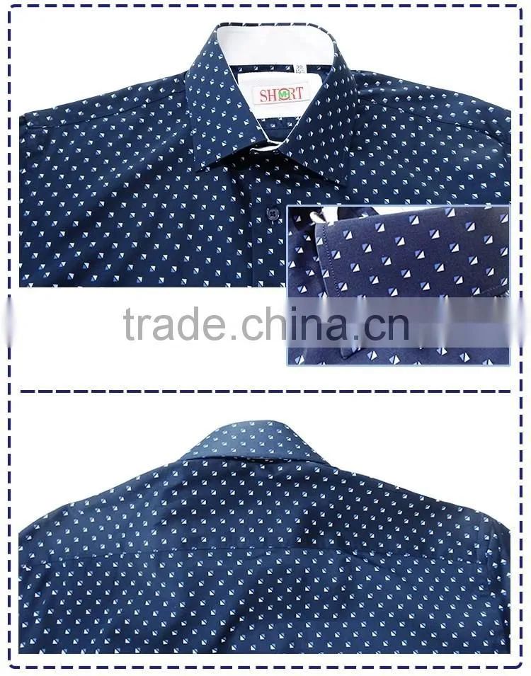 Men printed casual long sleeve shirt fancy mens clothing shirts