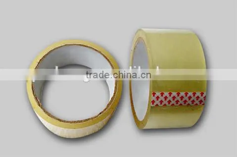 Clear tape packing