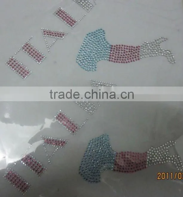 colorful high quality SS6 SS10 SS16 SS20 hot fix rhinestone