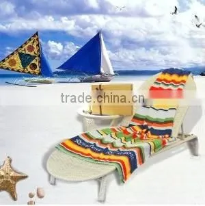 100 percent cotton yarn-dyed striped beach towels cun chair towel