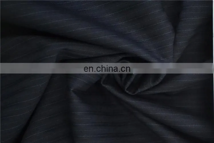 polyester rayon fabric suiting fabric with stripe/stripe fabric for suiting
