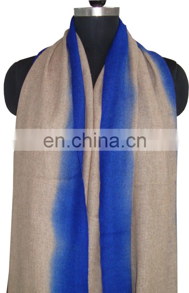 Gauze pashmina wool shawl ,Ombre Wool Pashmina Shawls