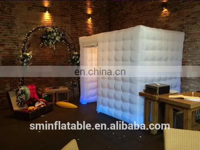 2016 Best Selling Inflatable LED Light Igloo Photo Booth Dome Tent For Photo Taking On Sale