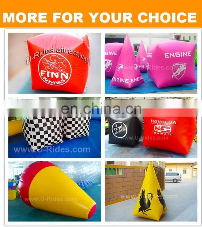 Square Shape Swim Buoy Inflatable Buoy Advertising Water Buoy