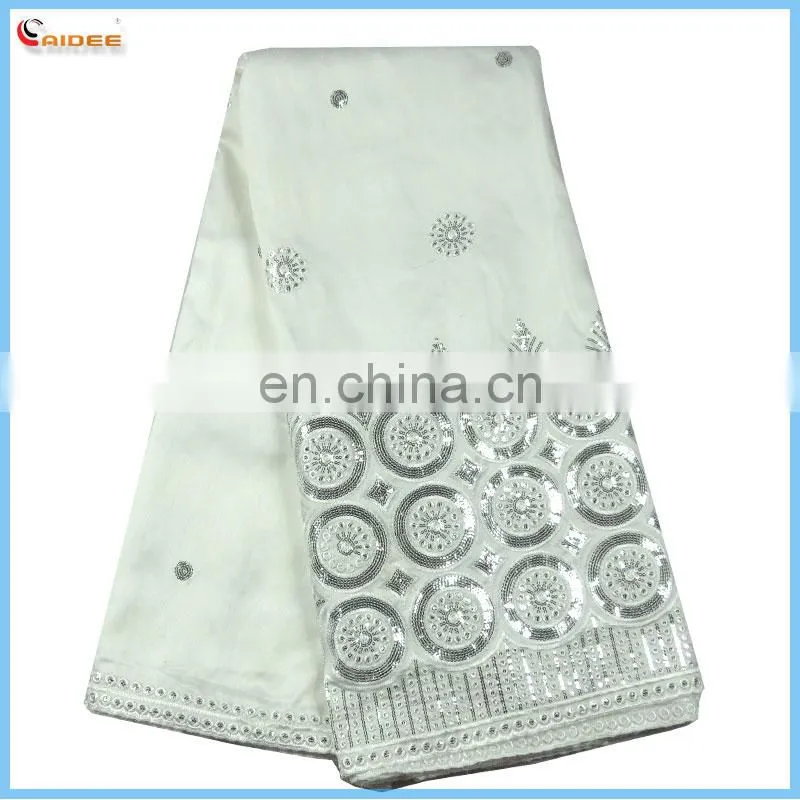 nicest yellow African george lace for garment new design for women dress B2015090844