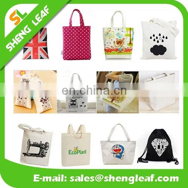 Hot Sale Recyclable Fashion Promotional Plain cotton tote bag
