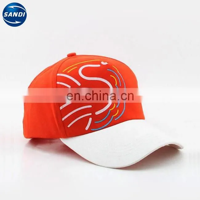 Cotton fabric promotional sports cap snapback