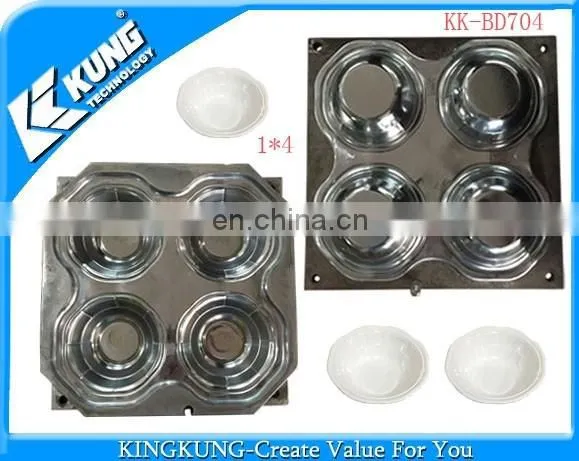 1*4 cavity customized Melamine bowl Compression mold