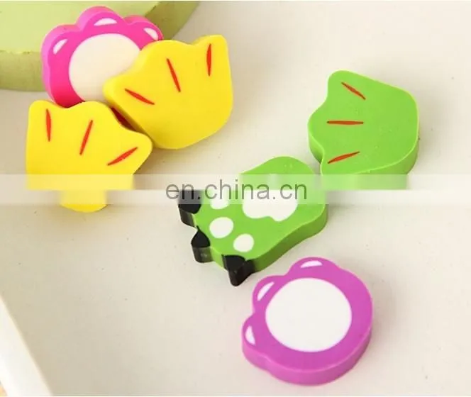 cute pink owl eraser