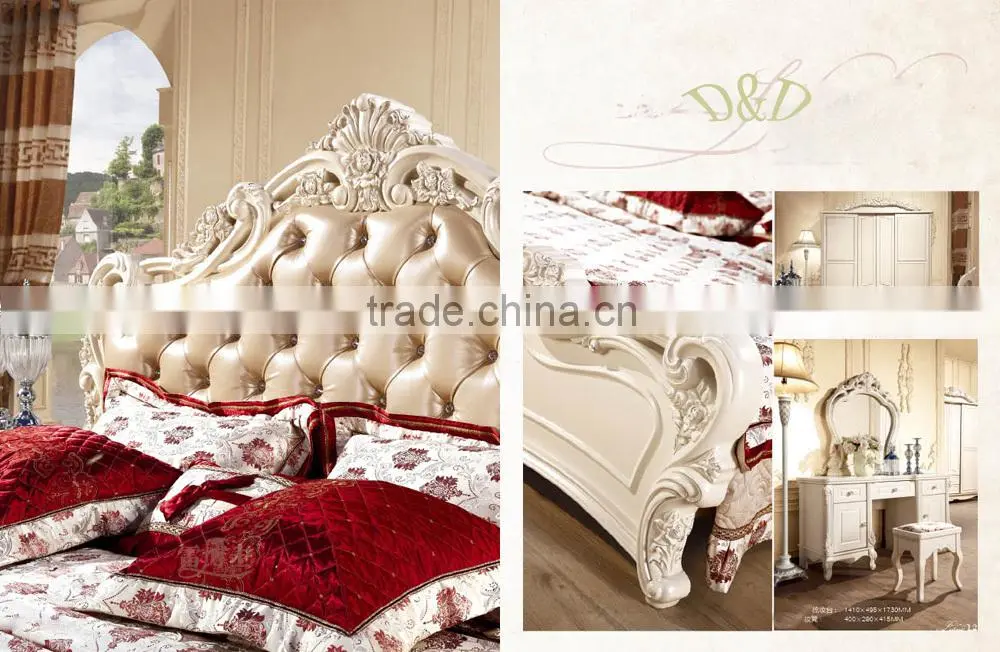antique reproduction french furniture-French classic bed-french provincial bed