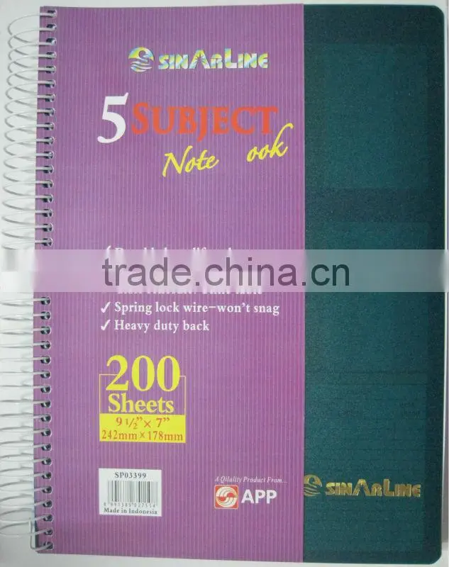 spiral notebook