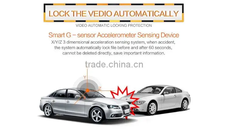 1080P FHD radar detector with carcam hd car dvr