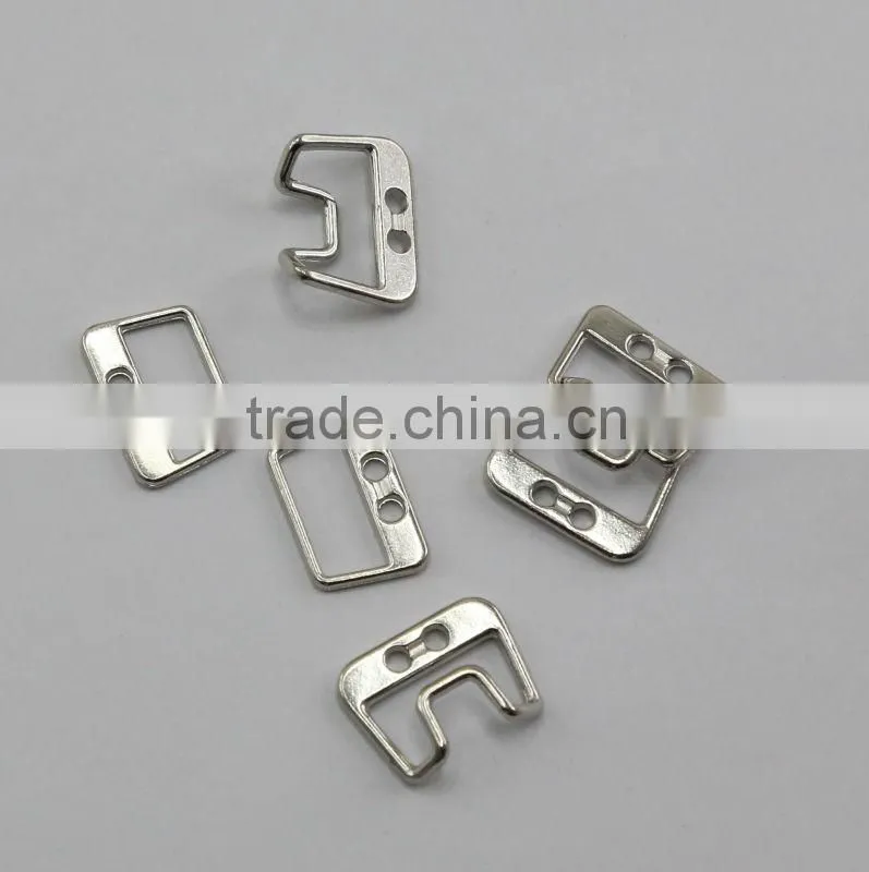 Metal brass black nickel trouser hook and eyes