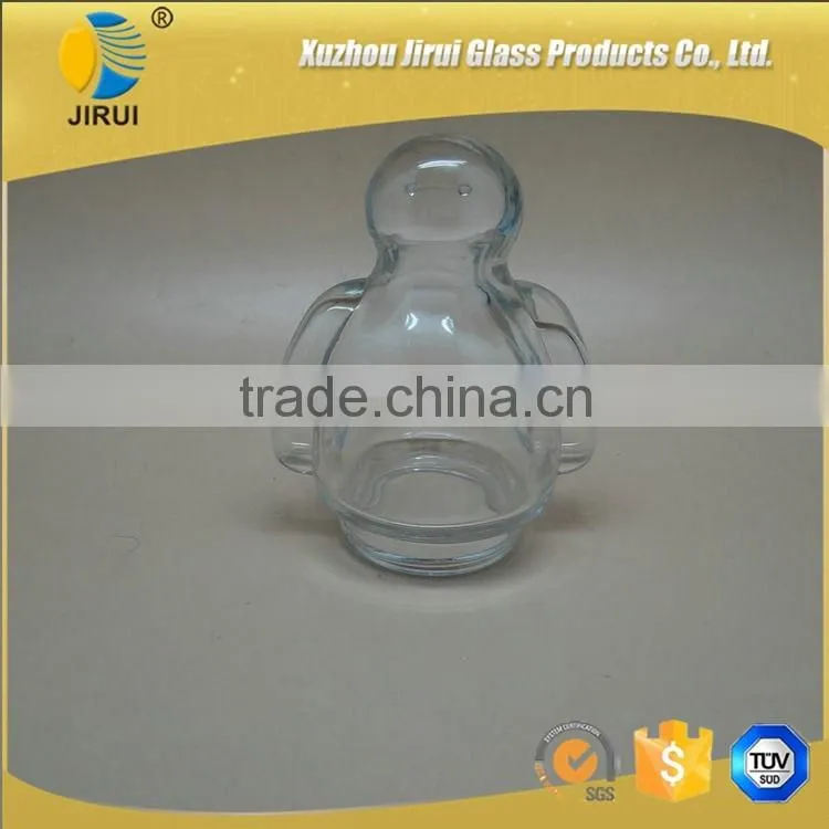 140ml Big Hero Shape Clear Glass Candy Jar