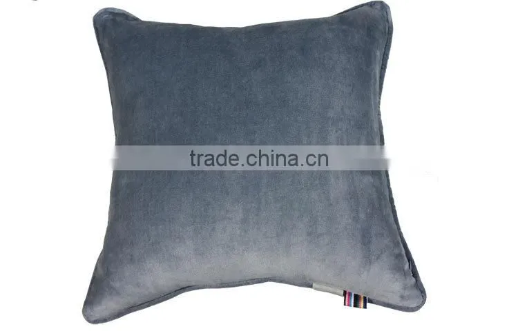 velvet cushion for leaning on