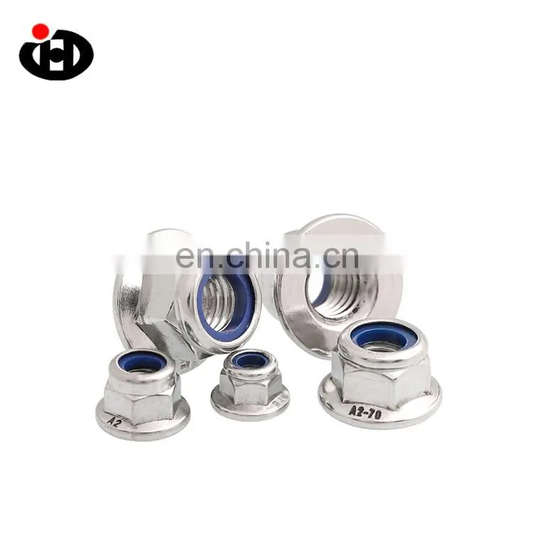 Hot Sale JINGHONG Stainless Steel Flange M10 Lock Nut