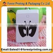 2014 fashion clothing brand paper labels and garment hang tags printing