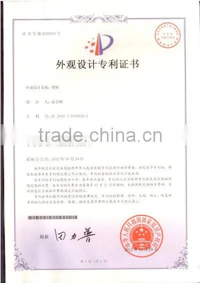 Cerficate of Design Patent