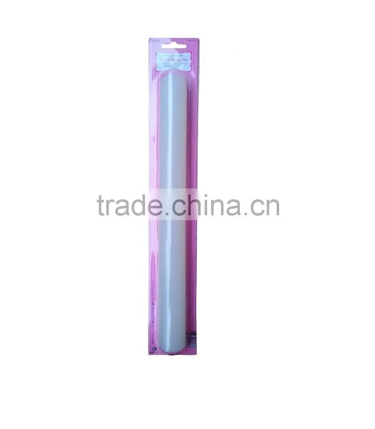 Quality Products plastic PP 20 inch non-stick rolling pin for fondant cake decorating