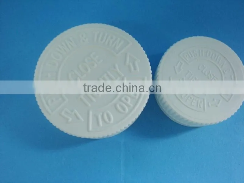 Good quality plastic screw cap 45mm 55mm / PP screw cap for laundry detergent bottle