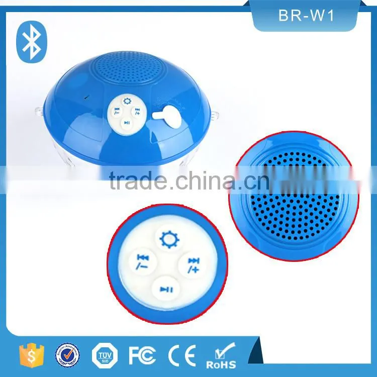 2016 hot selling bluetooth 4.1 IPX7 waterproof floating wireless water pool speaker for swimming