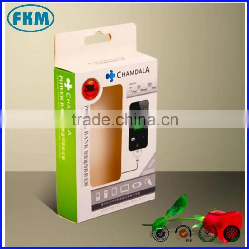 Packing Paper Box with PVC Window for Mobile Phone