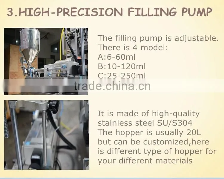 tube filler and sealer for White/Clear Empty Tube