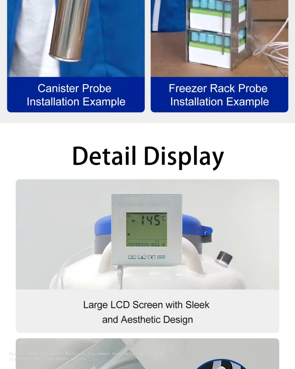 TcCryo Liquid nitrogen tank alarm