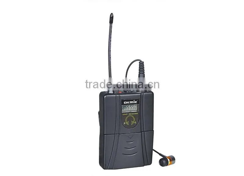 mono wireless stage in ear monitor/wireless tour guide system