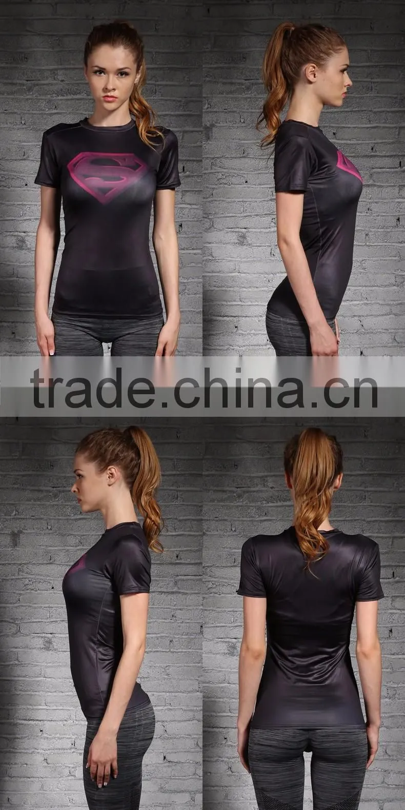 (OEM FACTORY/Trade Assurance)wholesale women custom compression wear athletic sports wear