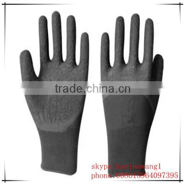 latex coated safety working gloves,factory direct price