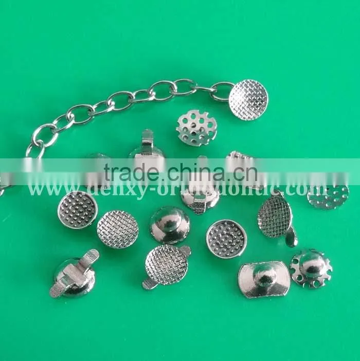 Denxy ortho mesh base lingual button orthodontic button chain