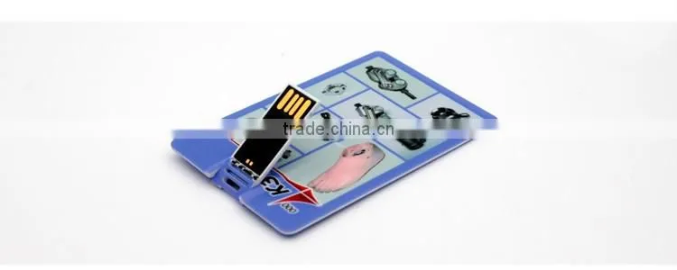 2GB 4GB 8GB Plastic Paper Clip Cartoon Card USB Flash Drive With Logo Customized