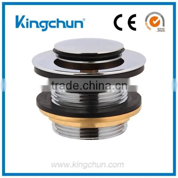 Chrome plated bathtub drain sink unclogged