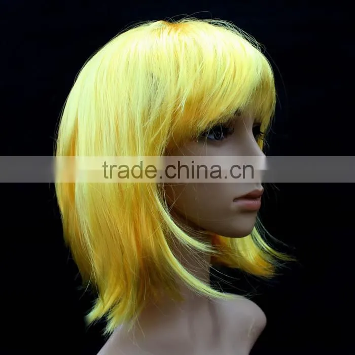 Hot sale artificial cosplay wig for girl