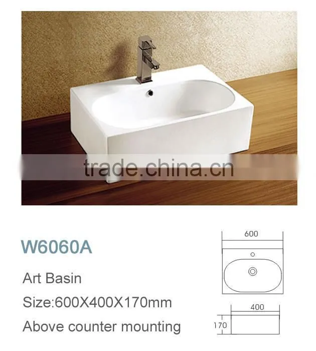 Alibaba made in china ceramic shower room wash art basin