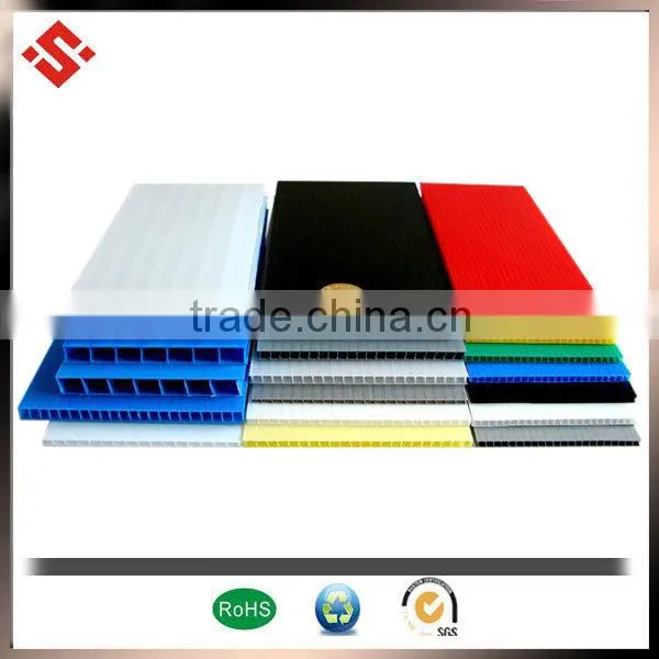 2015 eco-friendly corrugated rigid pp plastic sheet