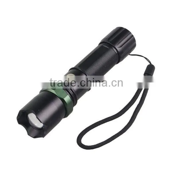 Rechargeable led aluminum torch high power rechargeable led flashlight
