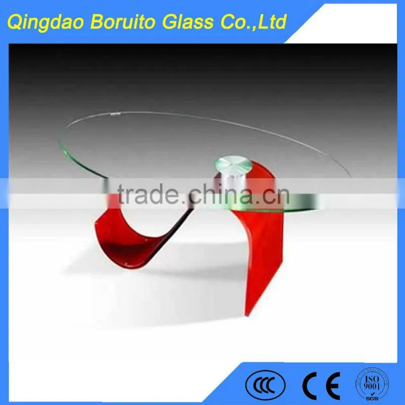 High quality solid curve tempered glass price