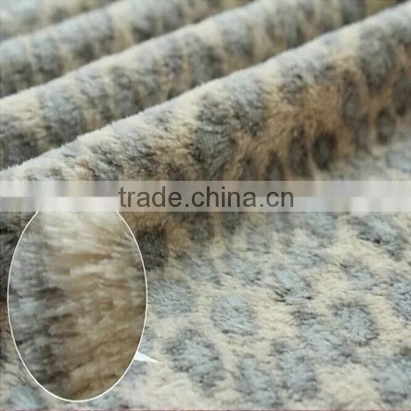 class leopard super soft plush toy fabric